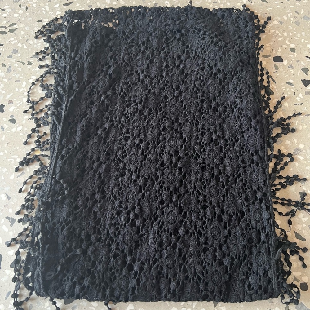 cotton anthropologie scarf